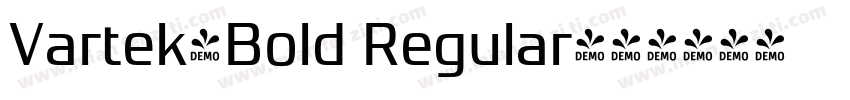 Vartek-Bold Regular字体转换